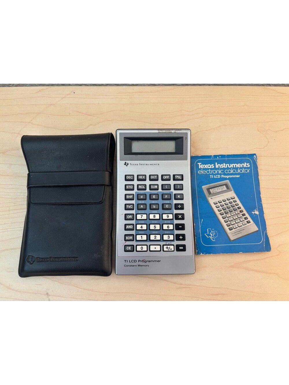 Vintage Texas Instruments TI LCD programmer